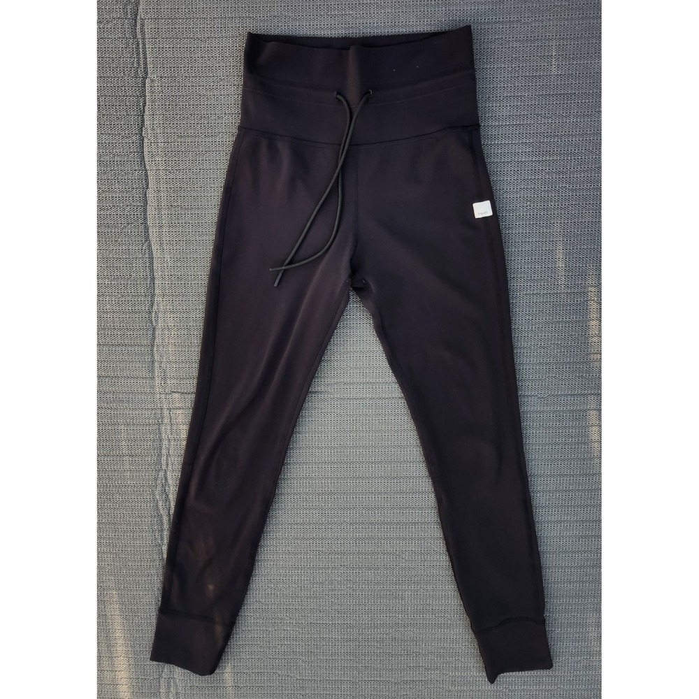 Vuori Daily Legging Women's XS Black High Rise Drawstring Yoga Pants VW323